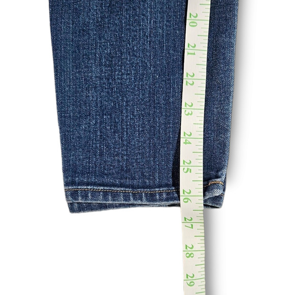 EUC Old Navy Distressed Boyfriend Skinny Jeans Sz. 0 Regular Happy Blue - Picture 9 of 11